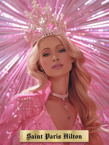 CANDELA RELIGIOSA CON PARIS HILTON