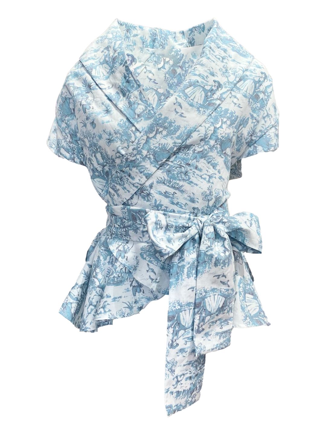 BLUSA TECOMA toile de jouy Azzurra Ribes of LOVE