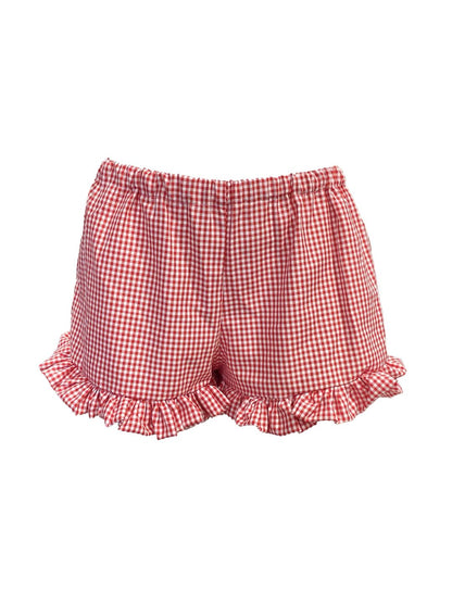 Vichy Galetta Red Shorts Ribes of LOVE