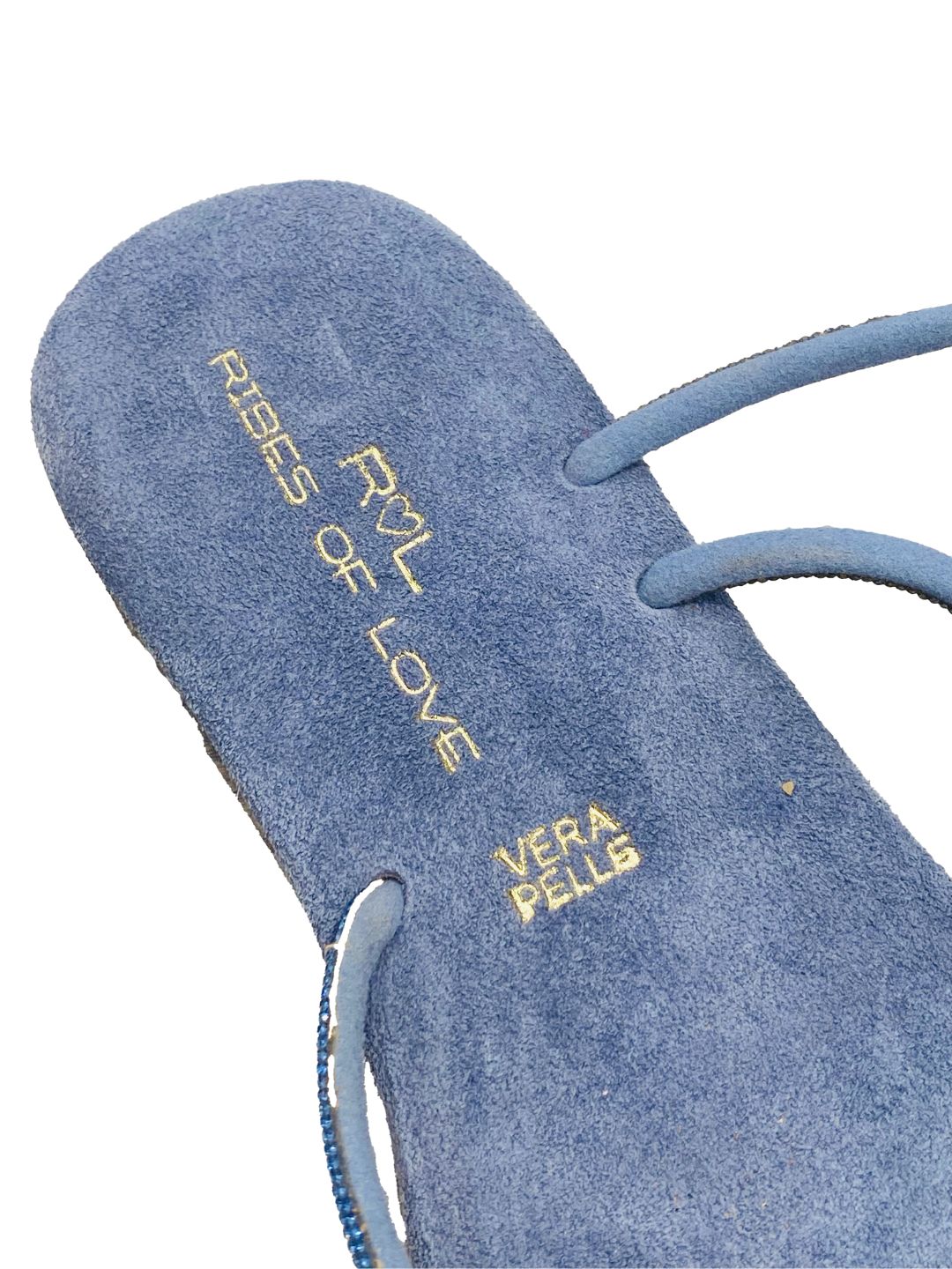 SANDALO GRECIA GLITTER Turchese Ribes of LOVE
