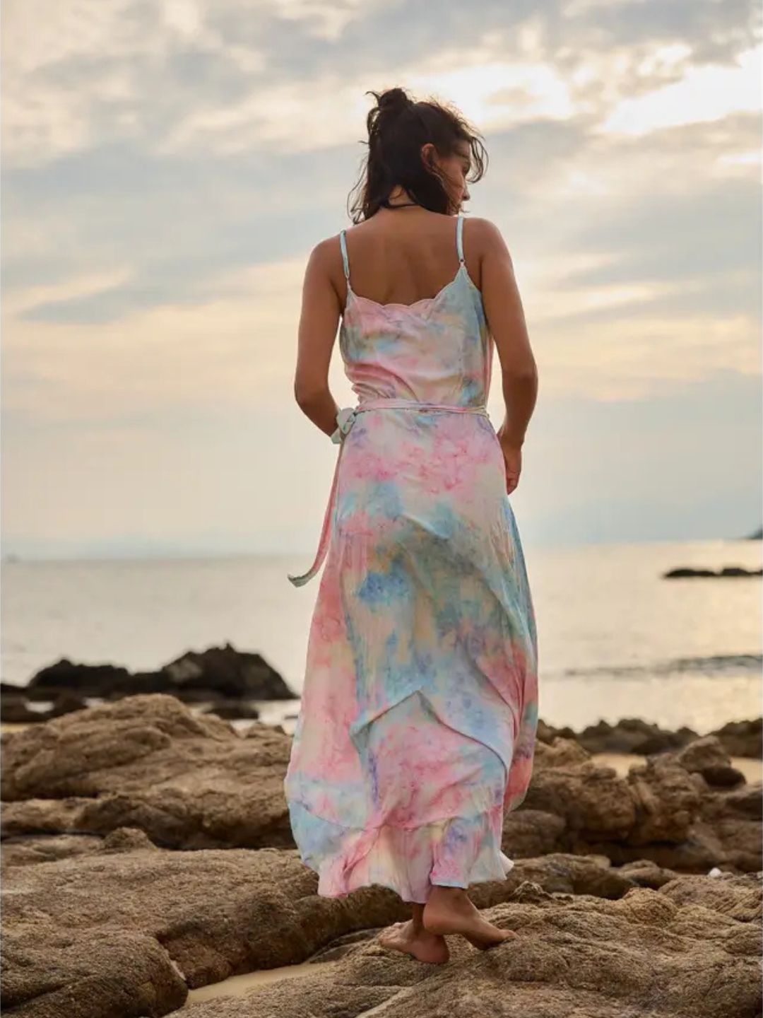 Abito Portafoglio Ricamato Boho Chic 56SD3033-1790