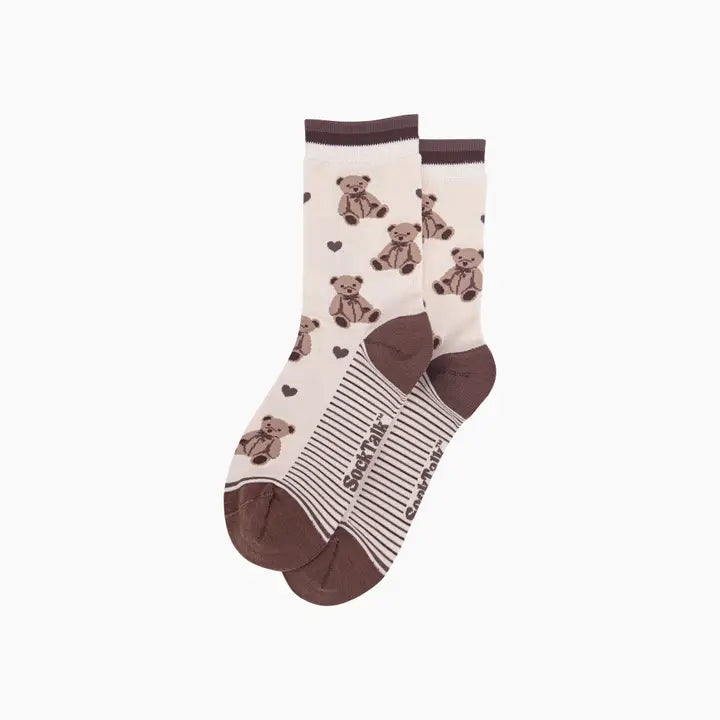 CALZINI IN BAMBÙ Teddy Bear Crema 4625TEDDCR