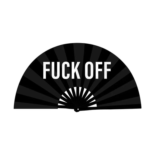 Ibiza Fan Black on Black Glitter Edition