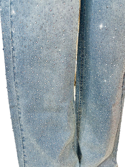 JEANS FULL STRASS C28