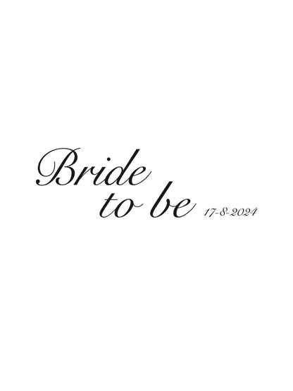 COMPLETO PIAGIAMA PARTY  SPOSA PERSONALIZZABILE