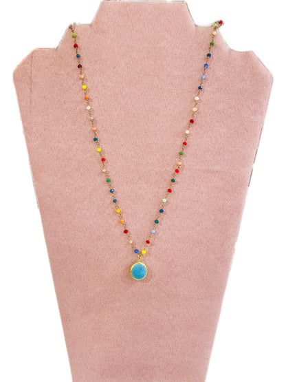 COLLANA CON PIETRA DURA 201123