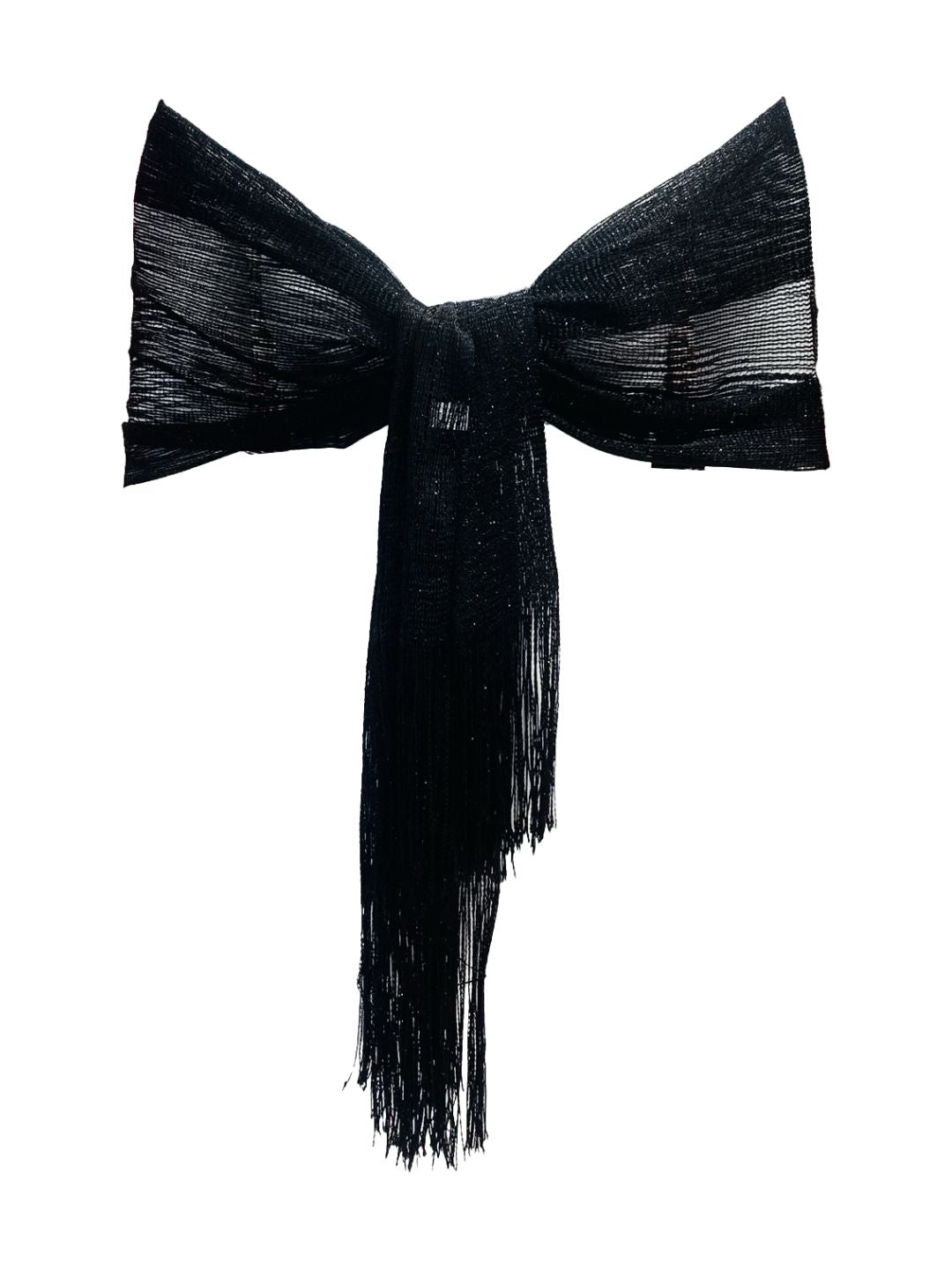 STOLA COPRI SPALLE LUREX Nera