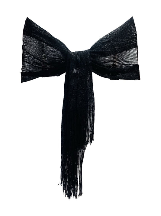 STOLA COPRI SPALLE LUREX Nera