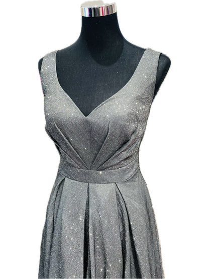 ABITO CERIMONIA GLITTERATO GRIGIO 303