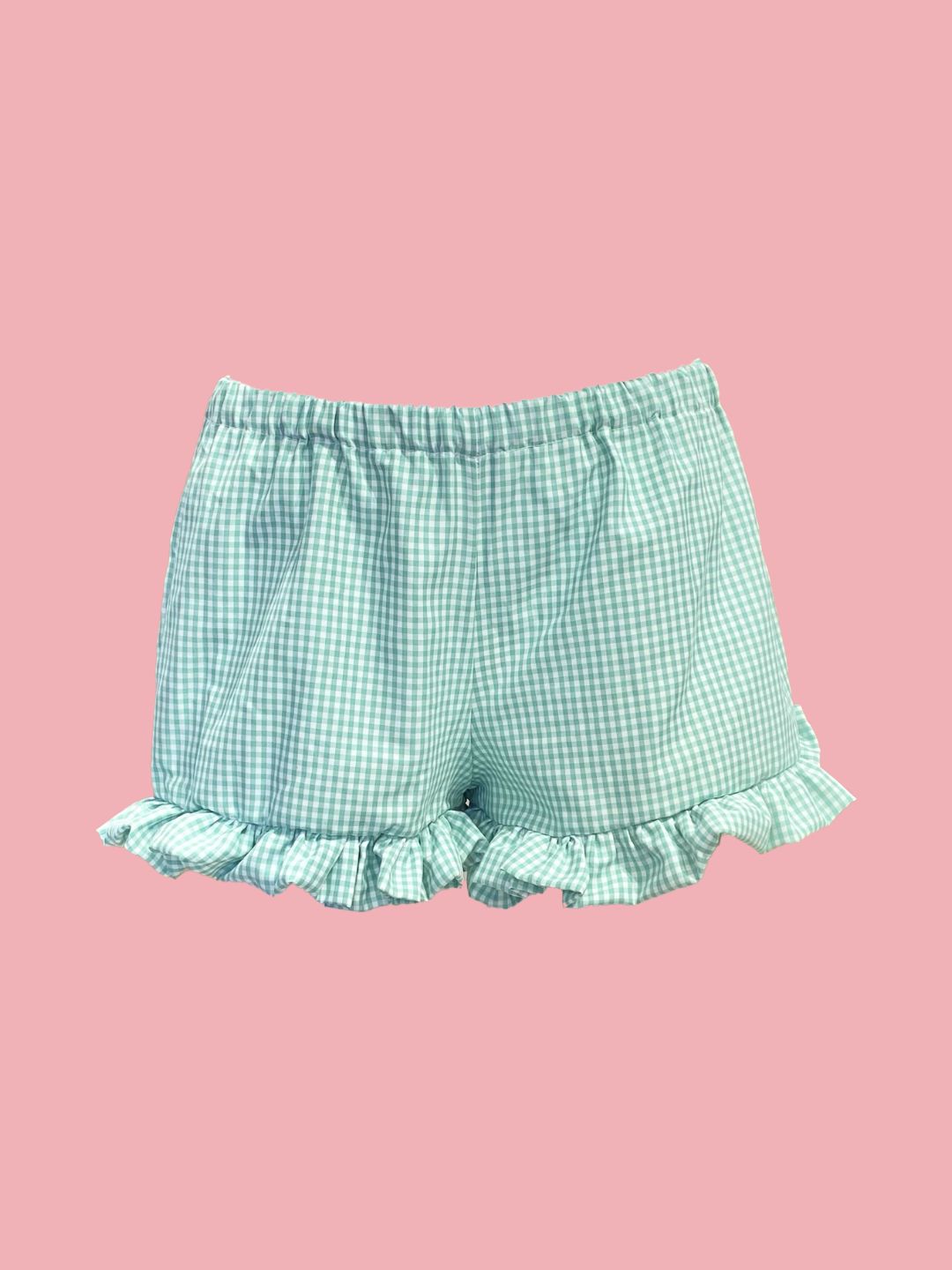 Shorts Vichy Galetta VERDE ACQUA Ribes of LOVE