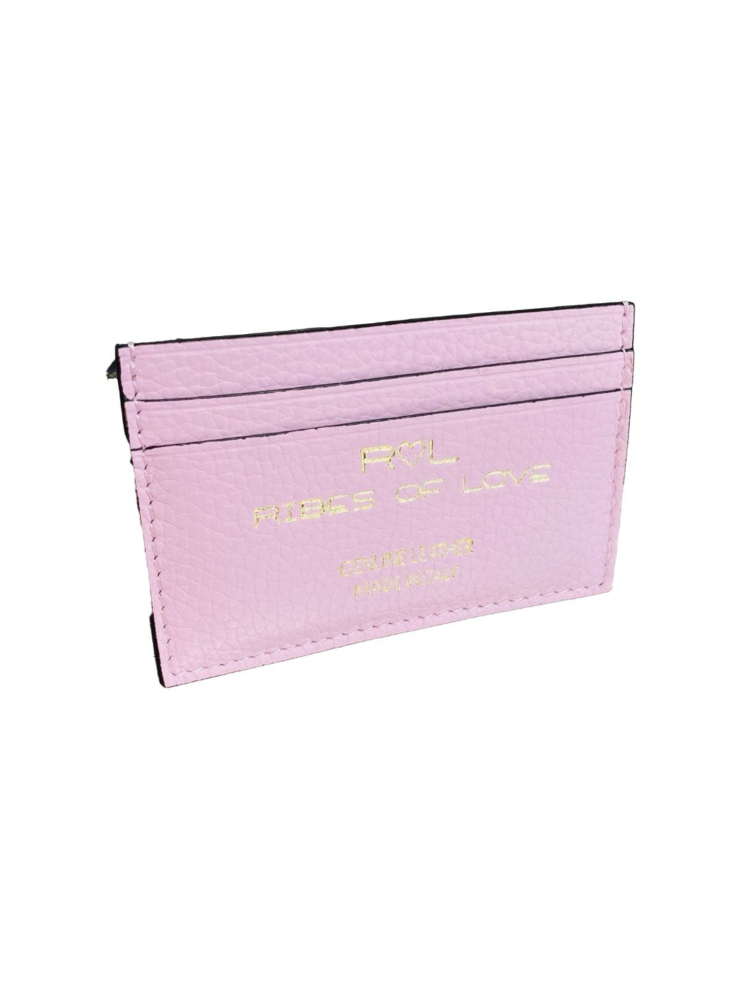 Portacarte in Pelle Rosa 131