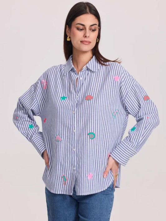 CAMICIA SAINT-TROPEZ azzurra 138