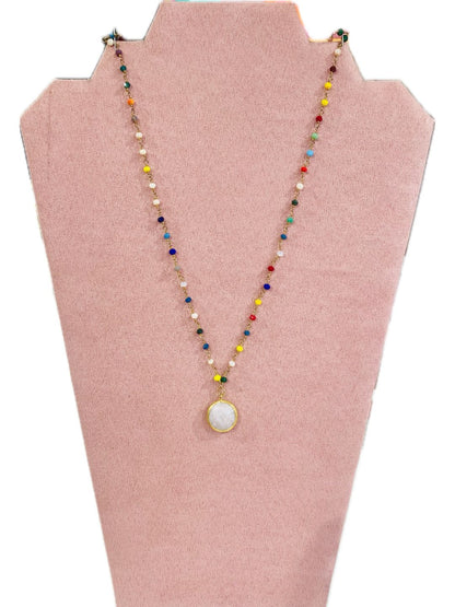 COLLANA CON PIETRA DURA 201123