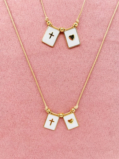 COLLANA MIYUKI 2 Stemmi Smaltato 290324-2