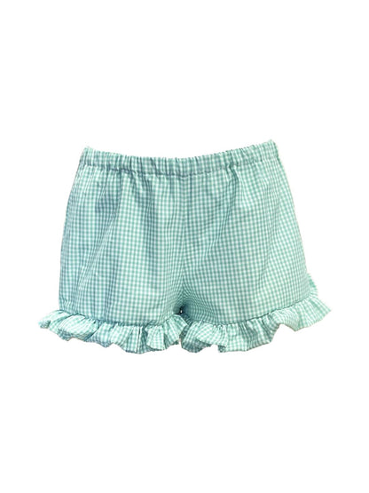 Shorts Vichy Galetta VERDE ACQUA Ribes of LOVE