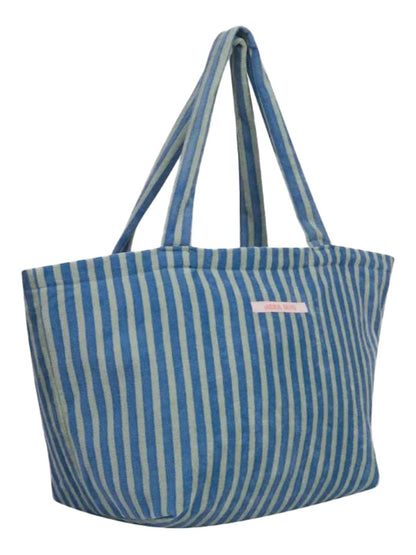 Borsa Mare in Spugna Jera Blu e Verde