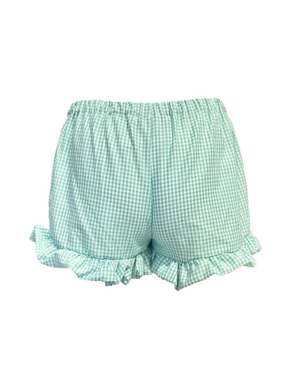 Shorts Vichy Galetta VERDE ACQUA Ribes of LOVE