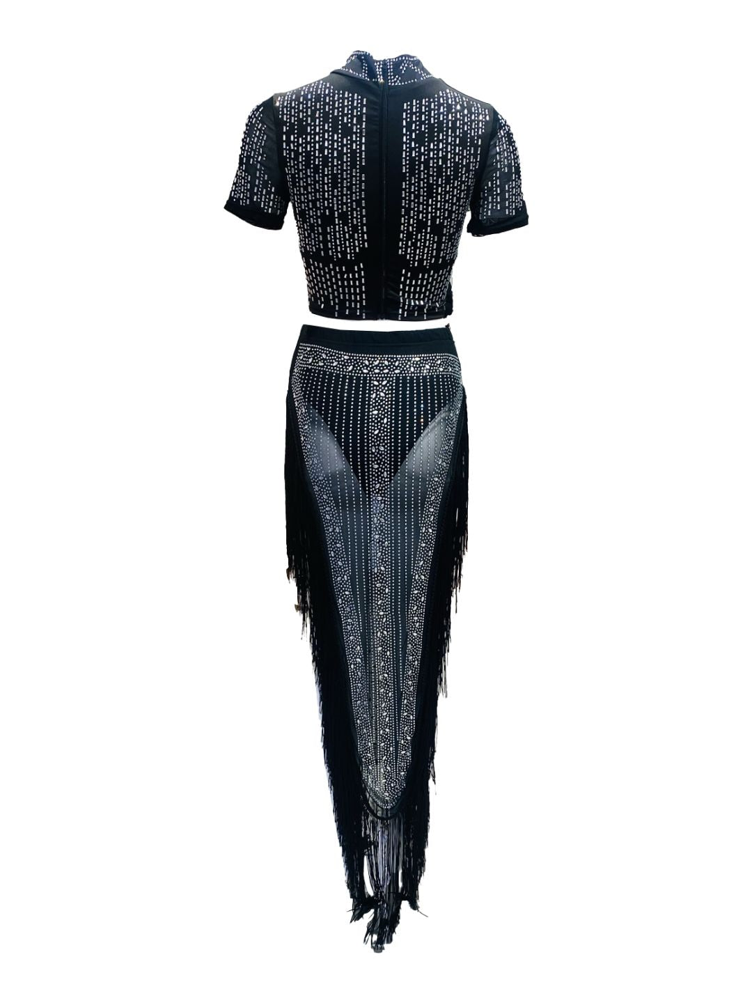 COMPLETO STRASS TOP GONNA FRANGE 739327