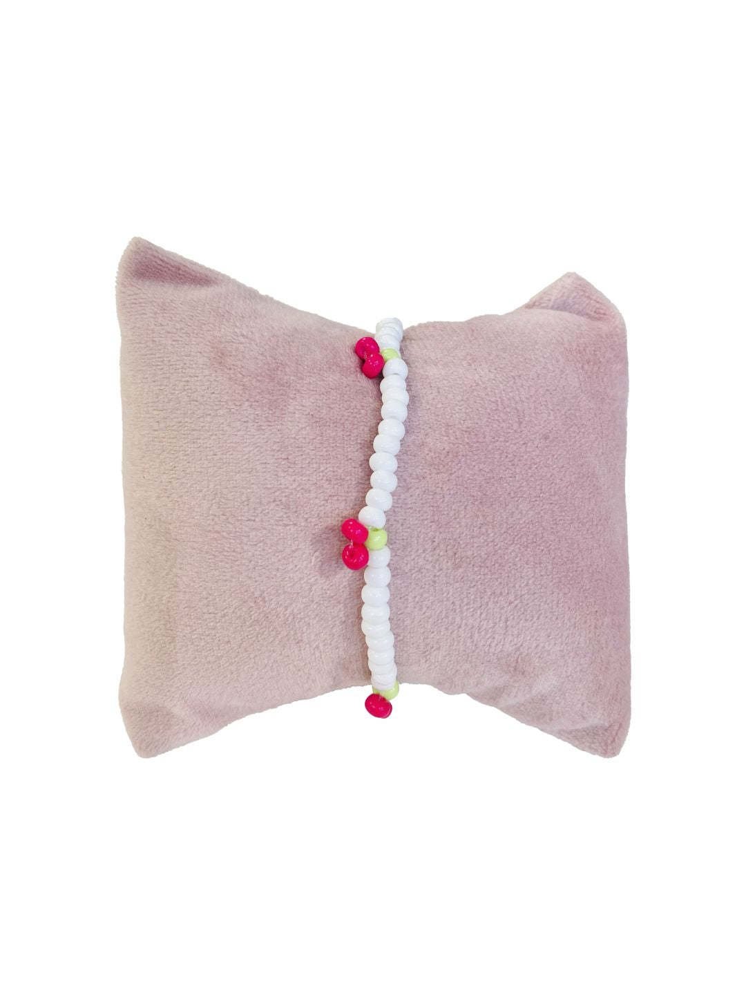 Cavigliera Ciliegie Perline bianche 🍒