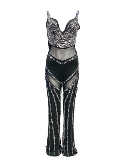 JUMPSUIT ELEGANTE STRASS 732572-1