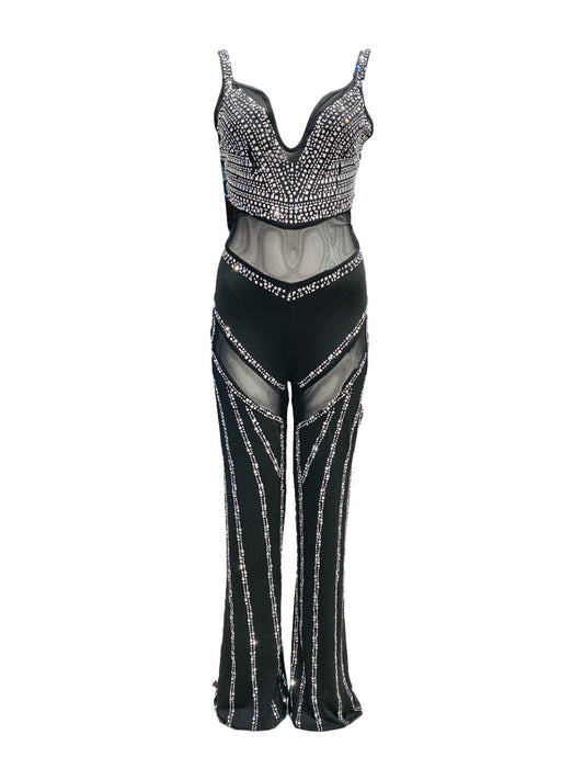 JUMPSUIT ELEGANTE STRASS 732572-1