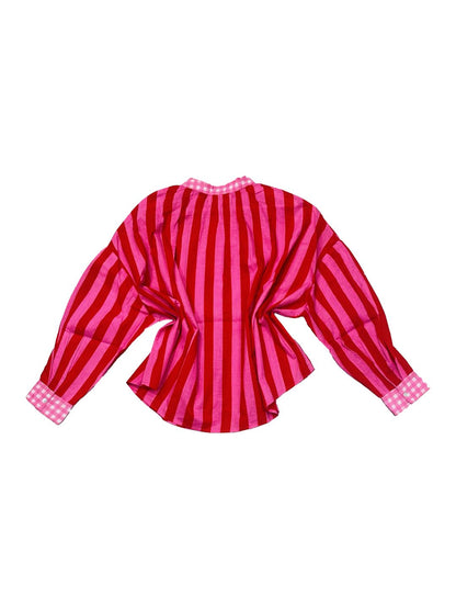 CAMICIA SAINT-TROPEZ Rosso e Rosa 8966