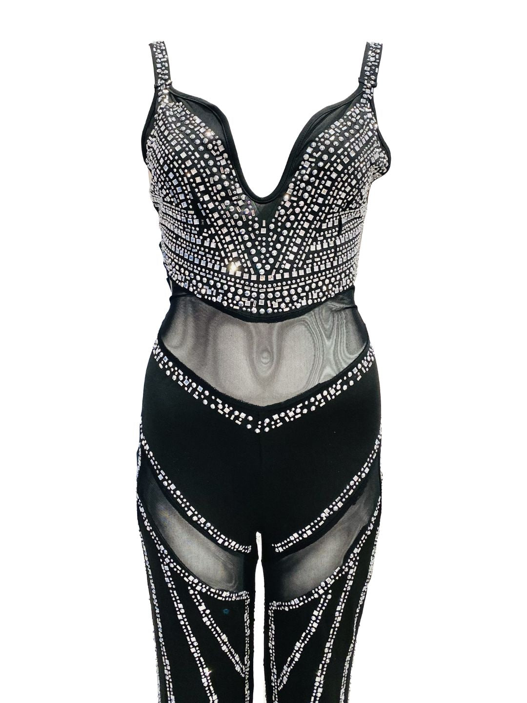 JUMPSUIT ELEGANTE STRASS 732572-1