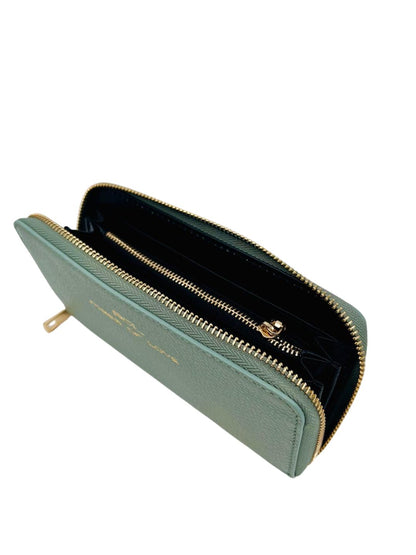PORTAFOGLIO GRANDE IN PELLE MENTA 5013
