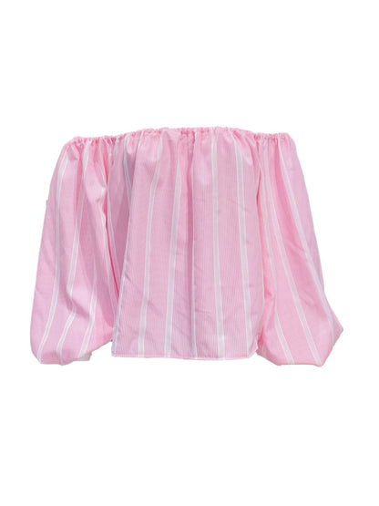 BLUSA Puffy Righe rosa Ribes of LOVE