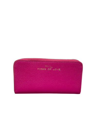 PORTAFOGLIO GRANDE IN PELLE FUXIA 5013