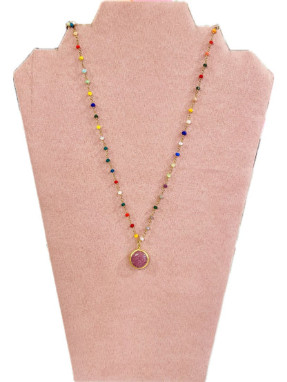 COLLANA CON PIETRA DURA 201123