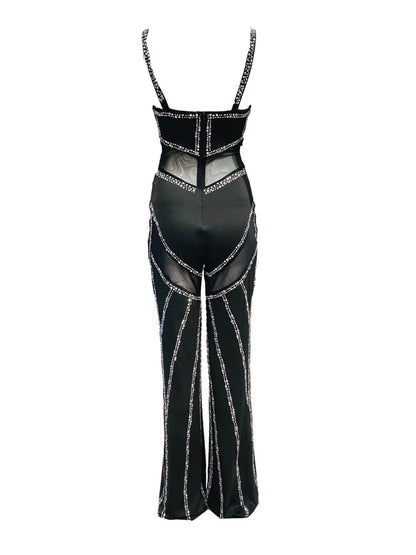 JUMPSUIT ELEGANTE STRASS 732572-1