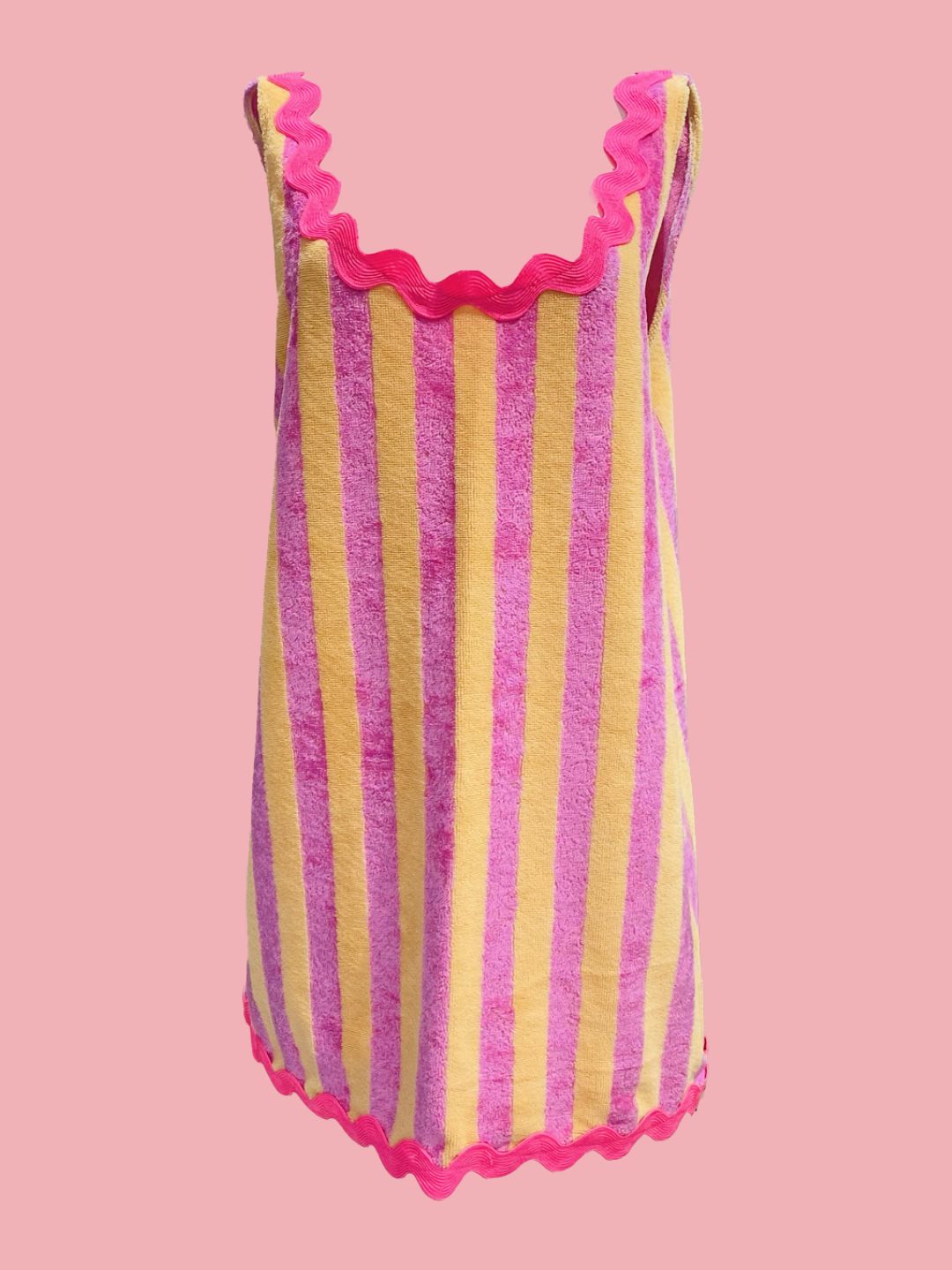 BASIC DRESS in White Ribes of LOVE sponge