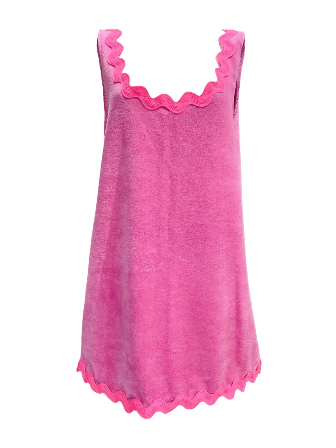 ABITO BASIC Spugna Bambù Rosa Zig Zag Fucsia Ribes of LOVE