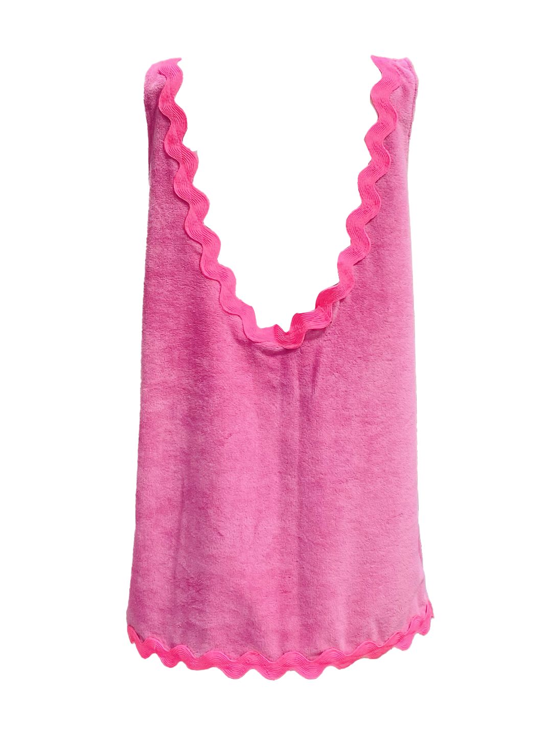 ABITO BASIC Spugna Bambù Rosa Zig Zag Fucsia Ribes of LOVE