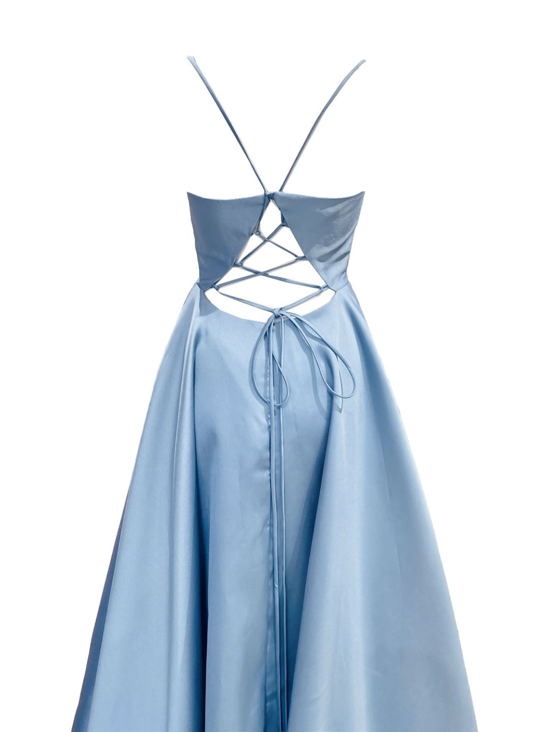 6535 HARD SUGAR PAPER SATIN CEREMONY DRESS