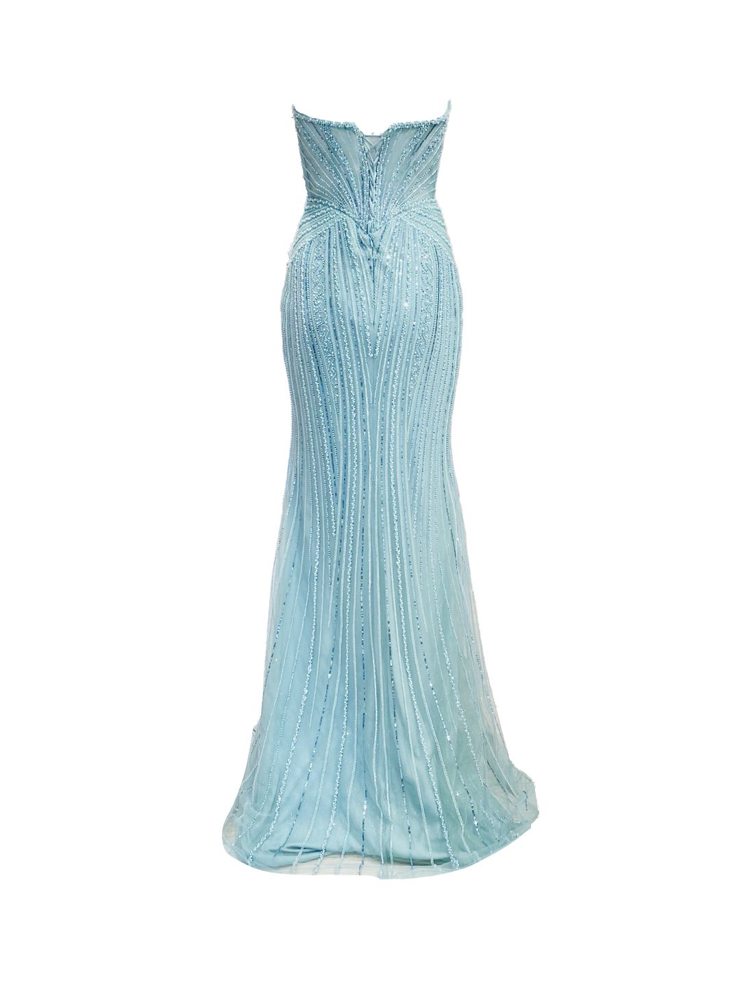 AQUA GREEN MERMAID DRESS 6423