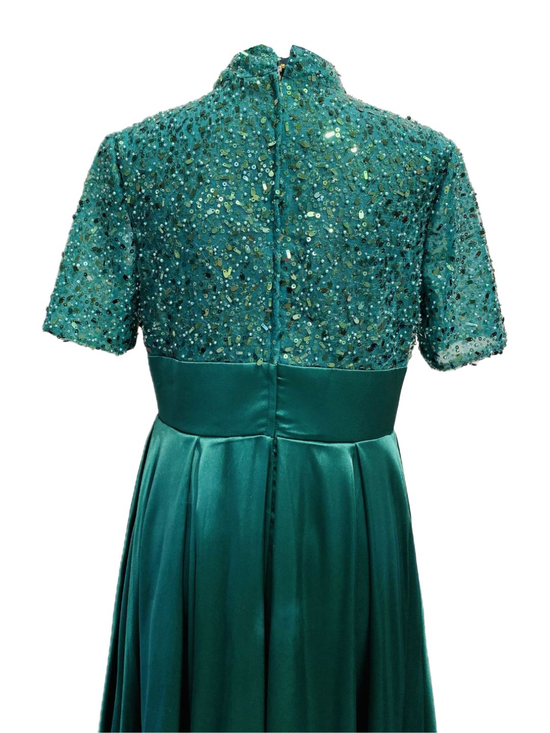 ABITO CERIMONIA VERDE CURVY 090624