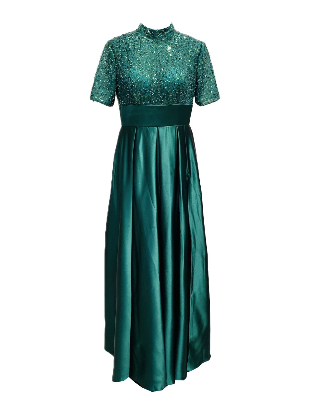 ABITO CERIMONIA VERDE CURVY 090624