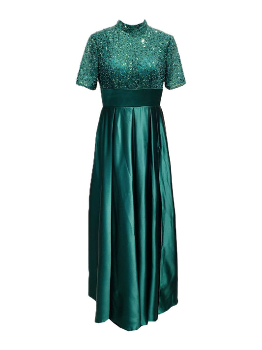 ABITO CERIMONIA VERDE CURVY 090624