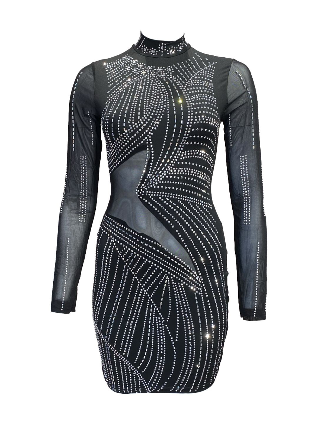 ABITO CORTO CON STRASS 902254