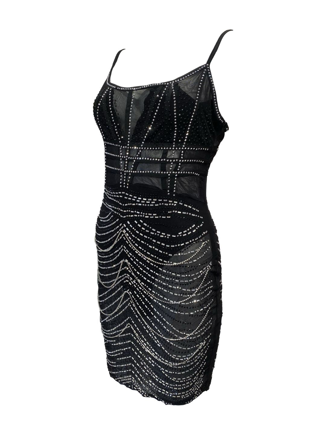 ABITO CORTO CON STRASS 726383-1