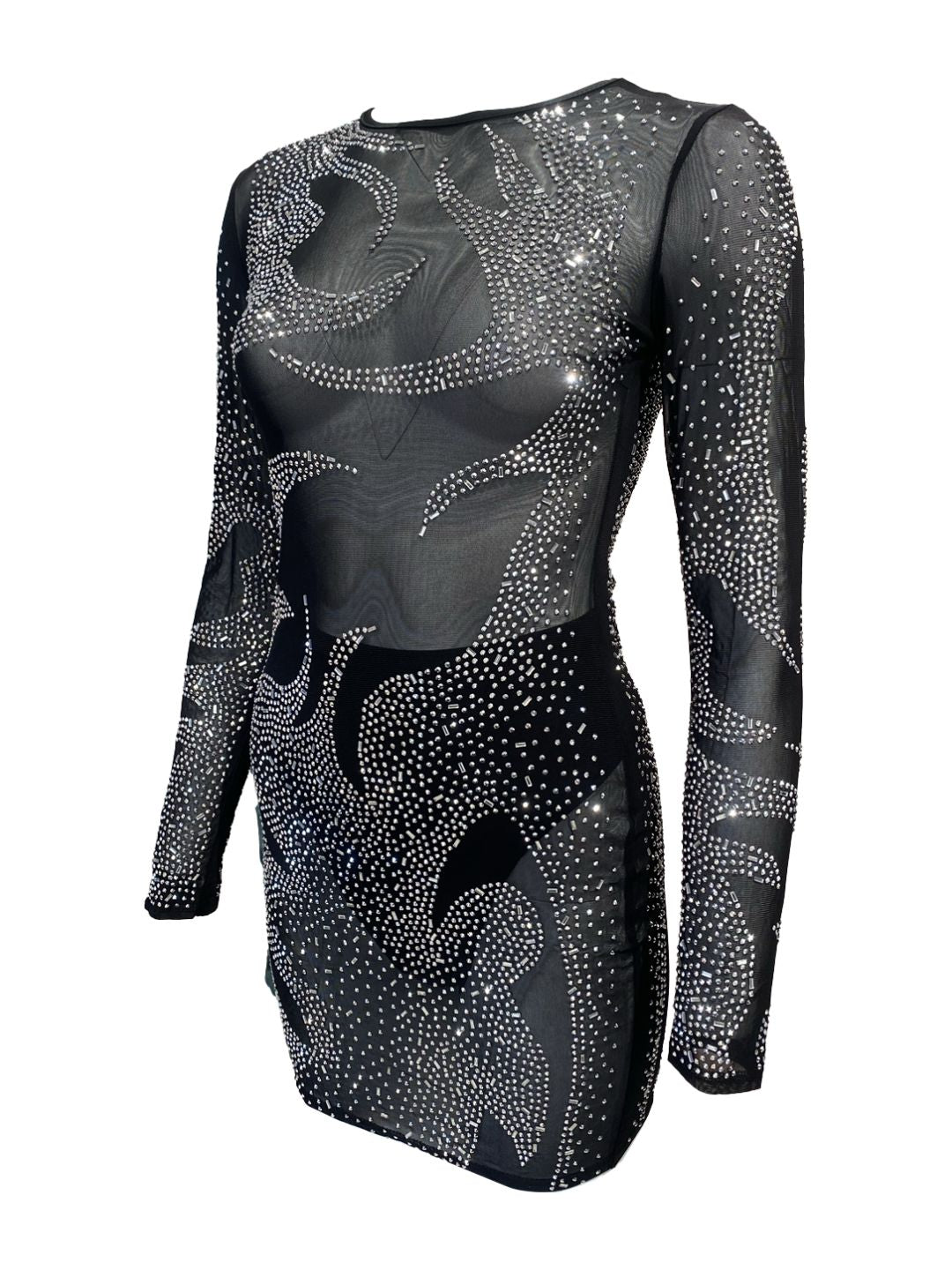 ABITO CORTO CON STRASS 726382-1
