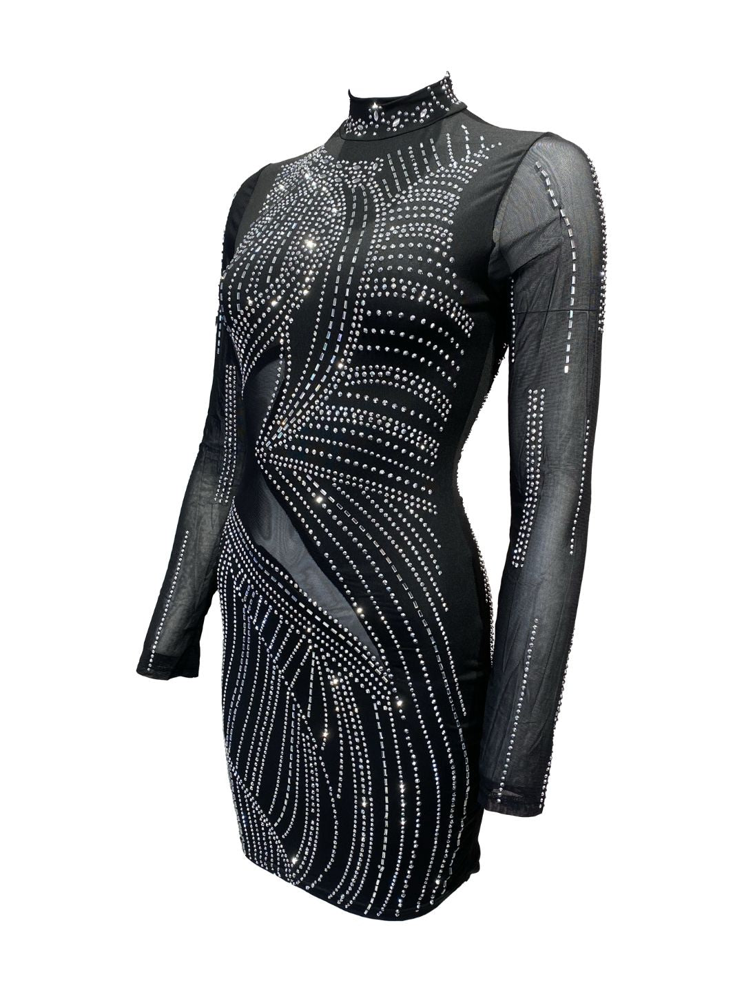 ABITO CORTO CON STRASS 902254