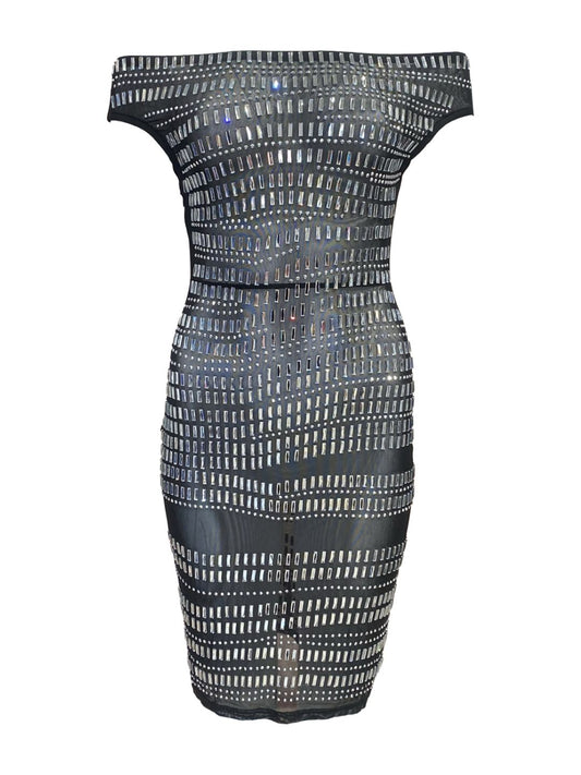 ABITO CORTO CON STRASS 947125-1