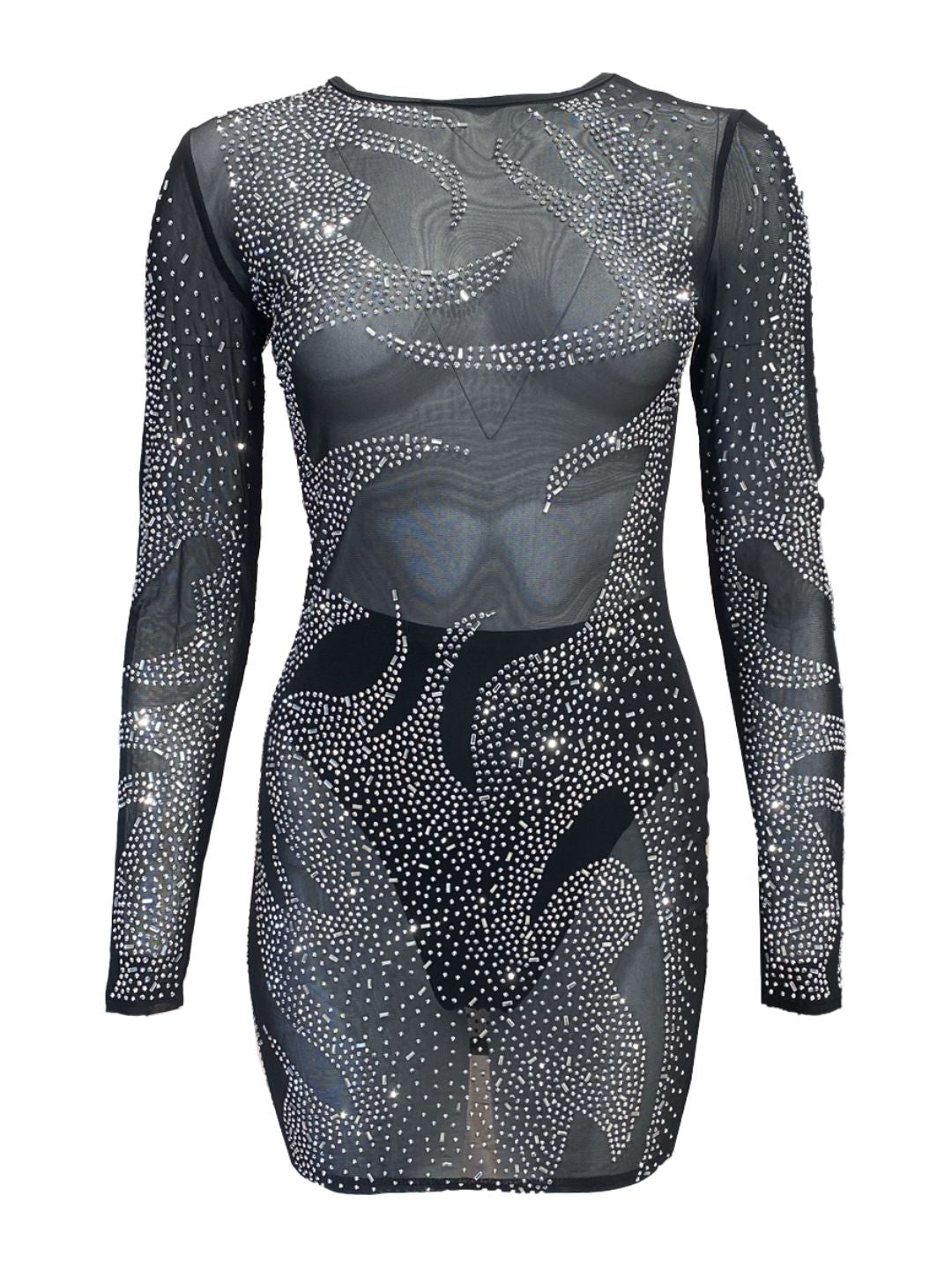 ABITO CORTO CON STRASS 726382-1