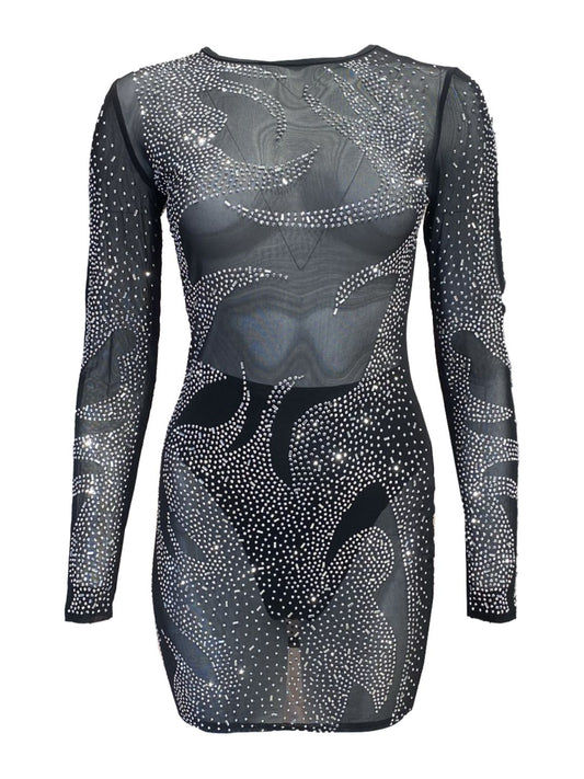 ABITO CORTO CON STRASS 726382-1