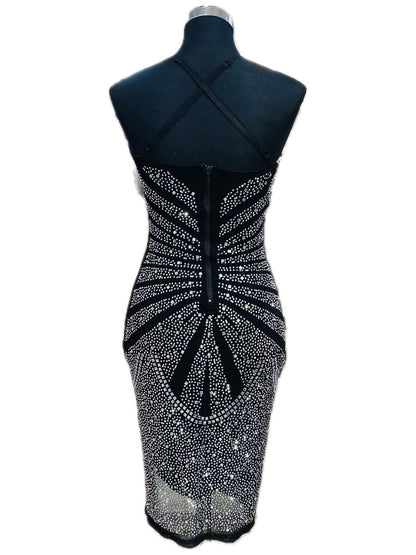 ABITO CORTO STRASS 752150
