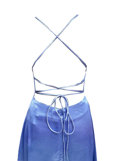 A08 SUGAR PAPER SATIN CEREMONIAL DRESS