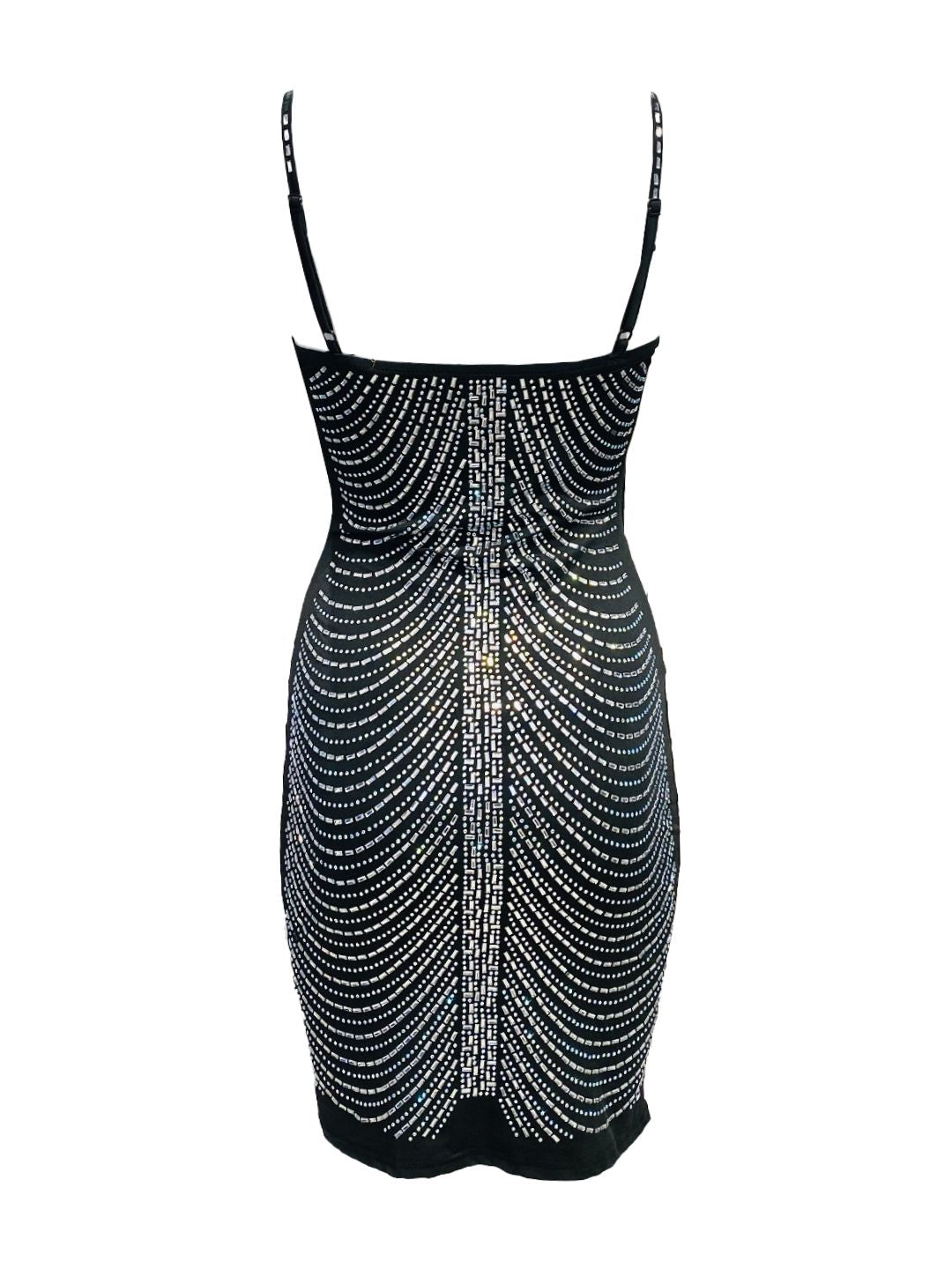 ABITO ELEGANTE CORTO CON STRASS  735898